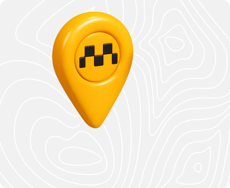 Иконка такси на карте